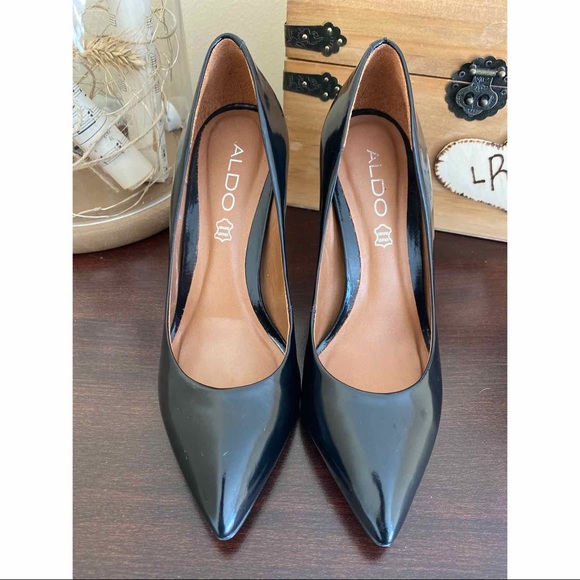 Aldo Shoes - Aldo Black Patent Leather Pumps Aldo Shoes - Aldo Black Patent Leather Pumps